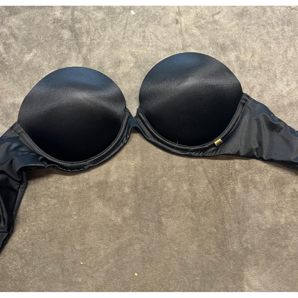 VICTORIAS SECRET Bra 34B‎ Very Sexy Multi Way Black Padded Smooth